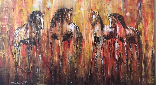 Horses in Abstract